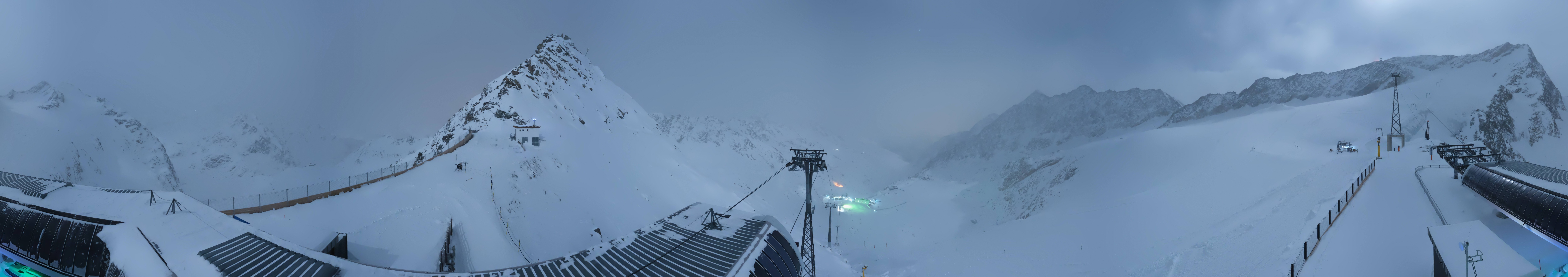 Archived image Webcam Rettenbach Glacier Sölden