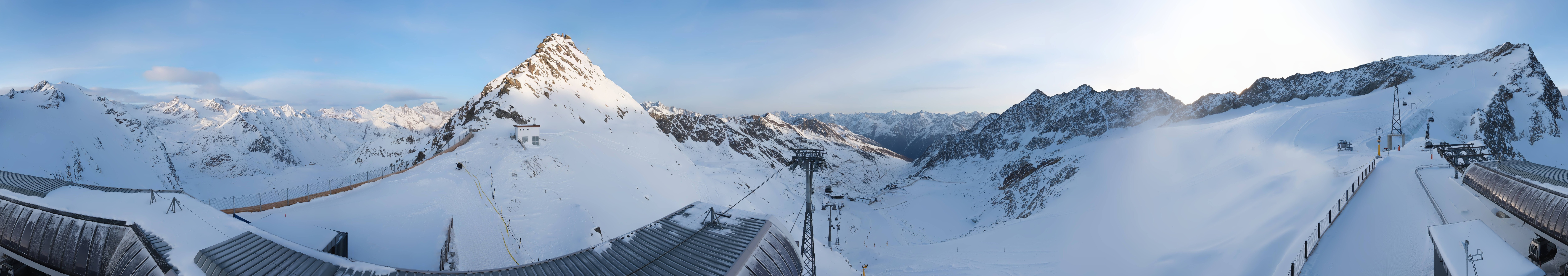 Archiv Foto Webcam Schwarze Schneid / Rettenbachgletscher