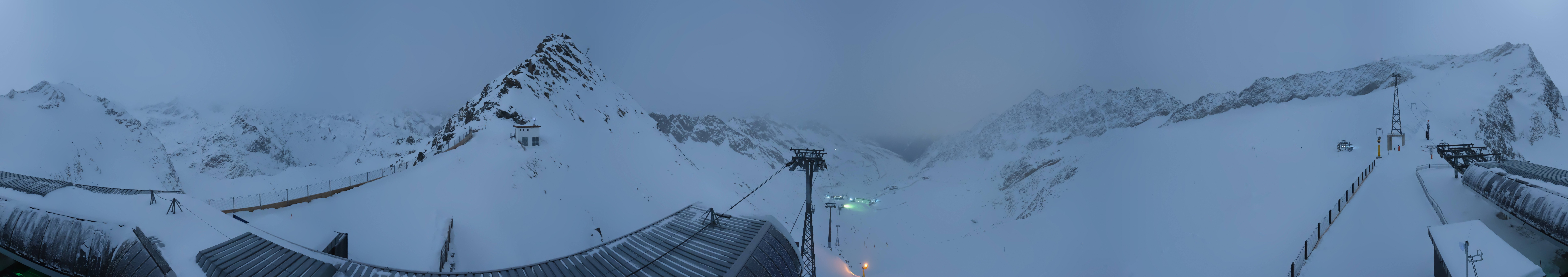 Archived image Webcam Rettenbach Glacier Sölden