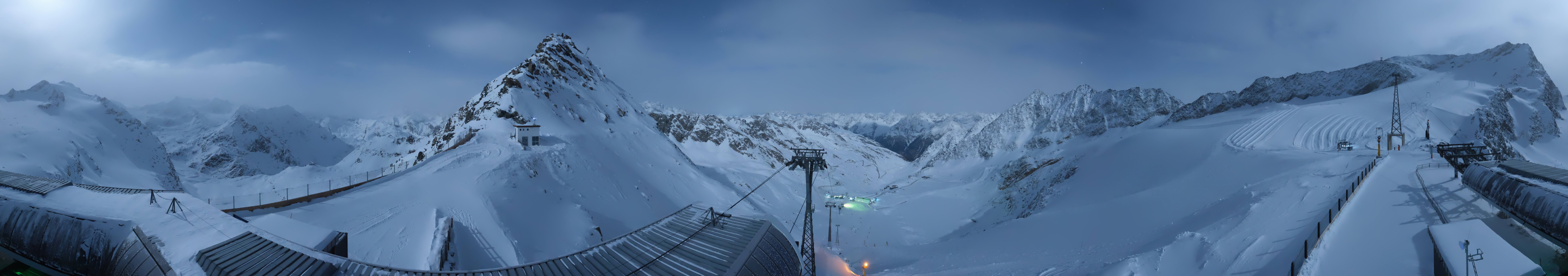 Archived image Webcam Rettenbach Glacier Sölden