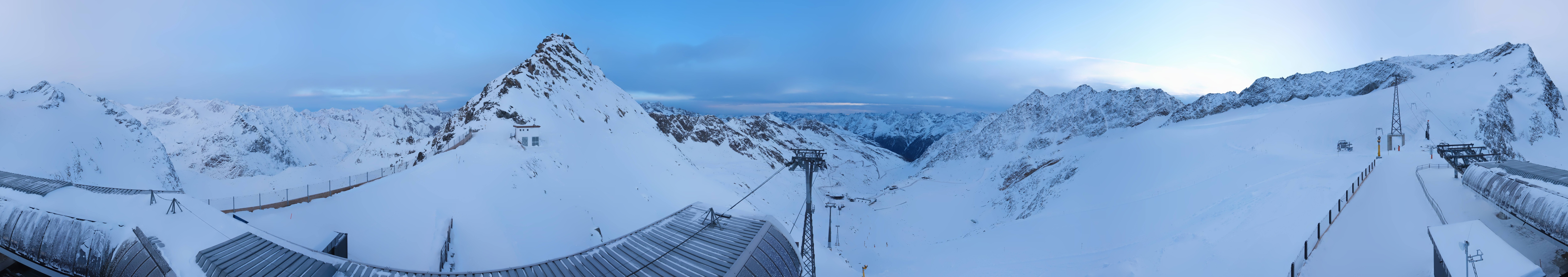 Archived image Webcam Rettenbach Glacier Sölden