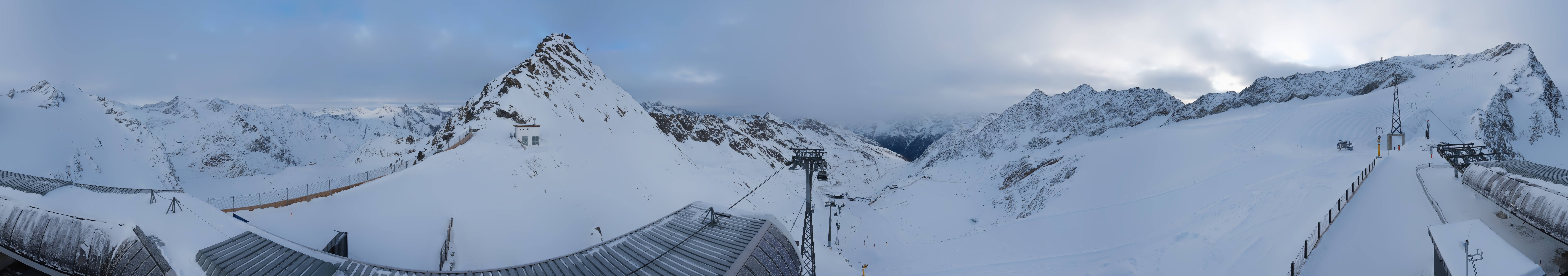 Archived image Webcam Rettenbach Glacier Sölden