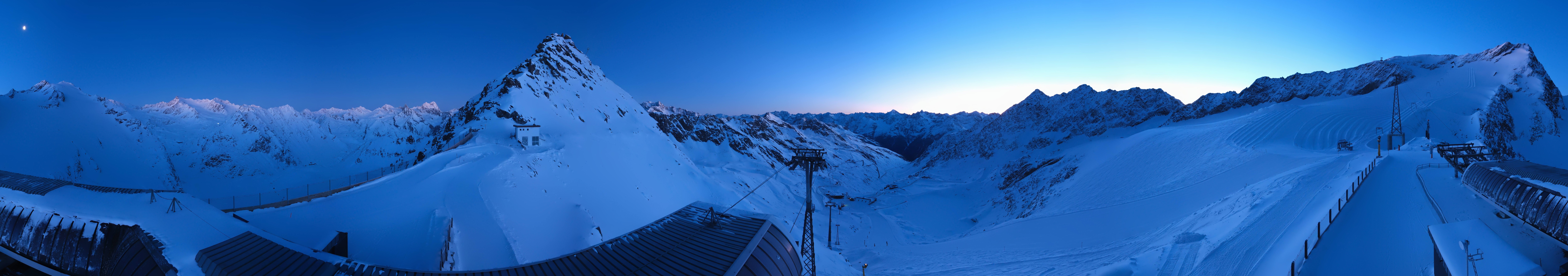 Archiv Foto Webcam Schwarze Schneid / Rettenbachgletscher