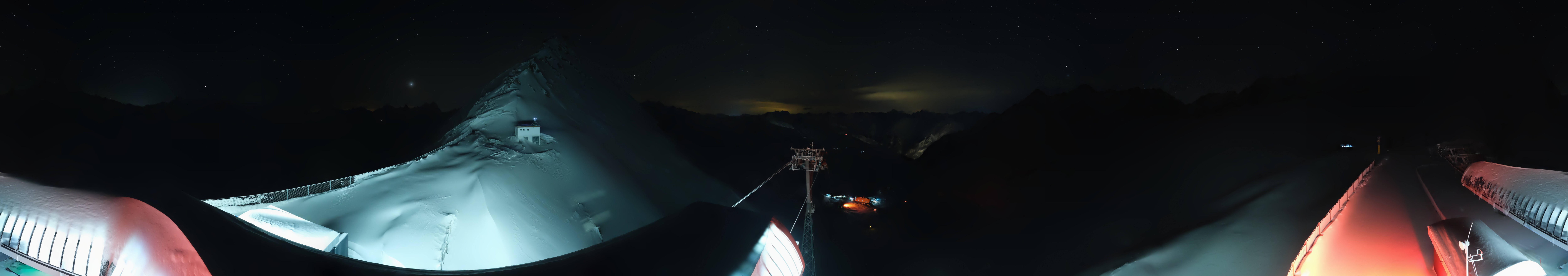 Archived image Webcam Rettenbach Glacier Sölden