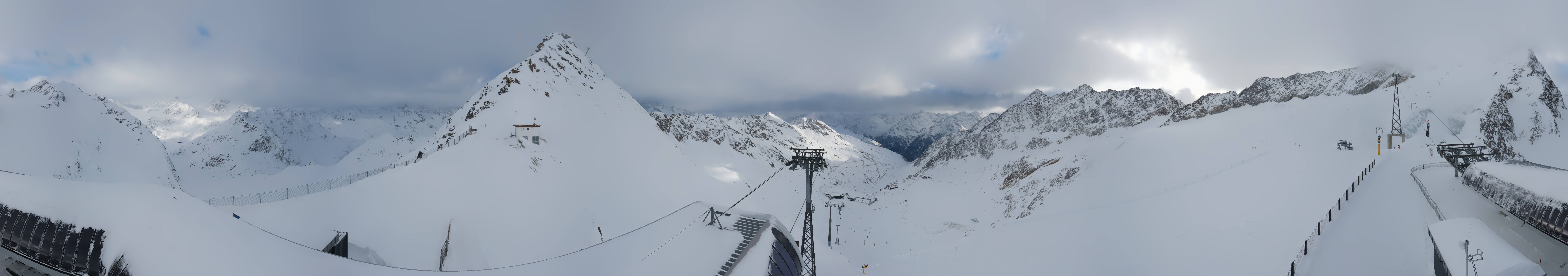 Archiv Foto Webcam Schwarze Schneid / Rettenbachgletscher