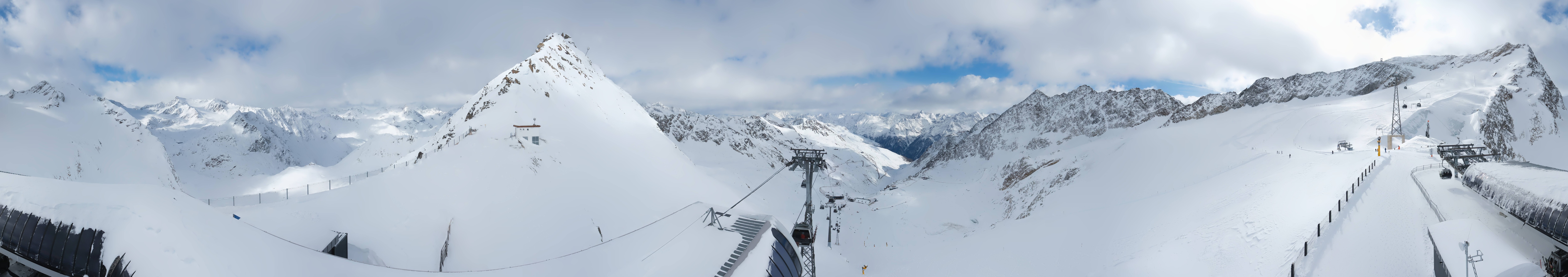 Archiv Foto Webcam Schwarze Schneid / Rettenbachgletscher