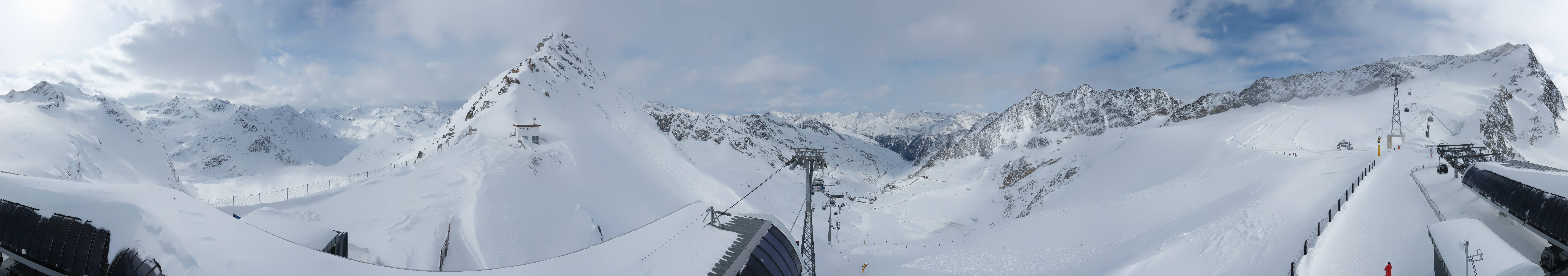 Archiv Foto Webcam Schwarze Schneid / Rettenbachgletscher