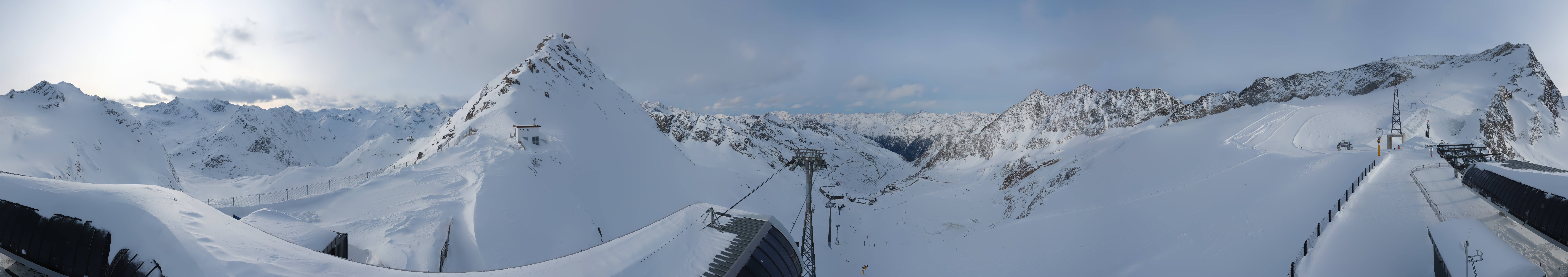 Archiv Foto Webcam Schwarze Schneid / Rettenbachgletscher