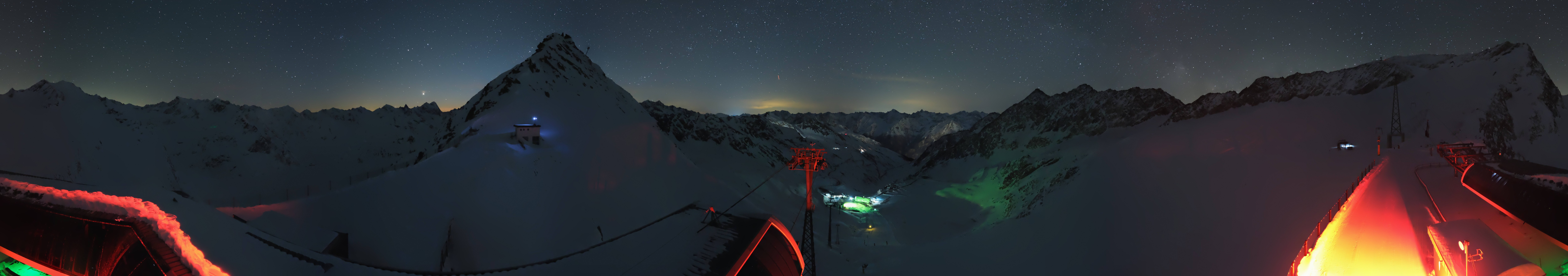 Archived image Webcam Rettenbach Glacier Sölden