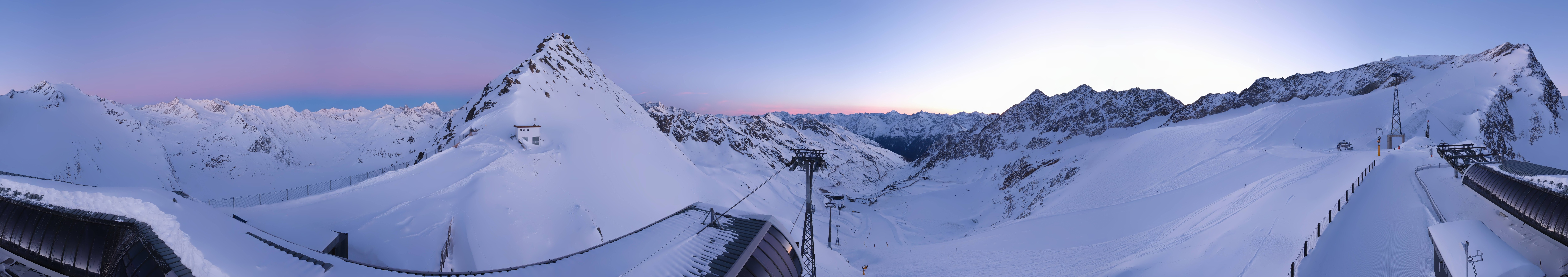Archived image Webcam Rettenbach Glacier Sölden