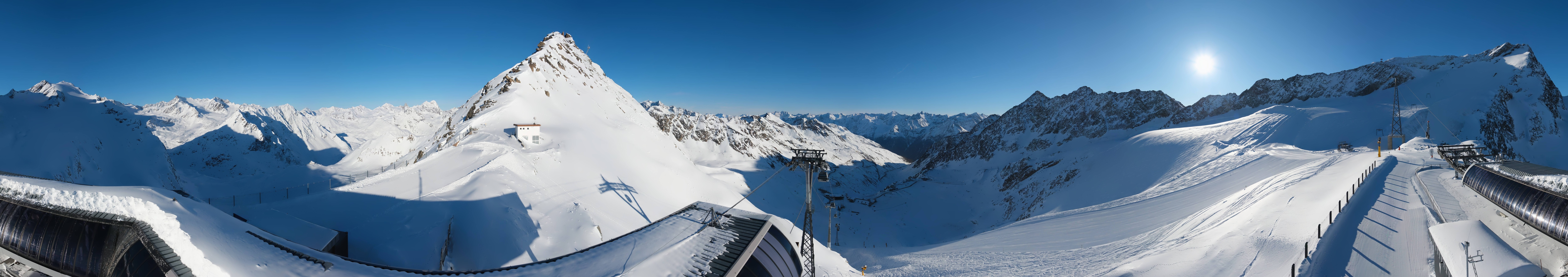 Archived image Webcam Rettenbach Glacier Sölden