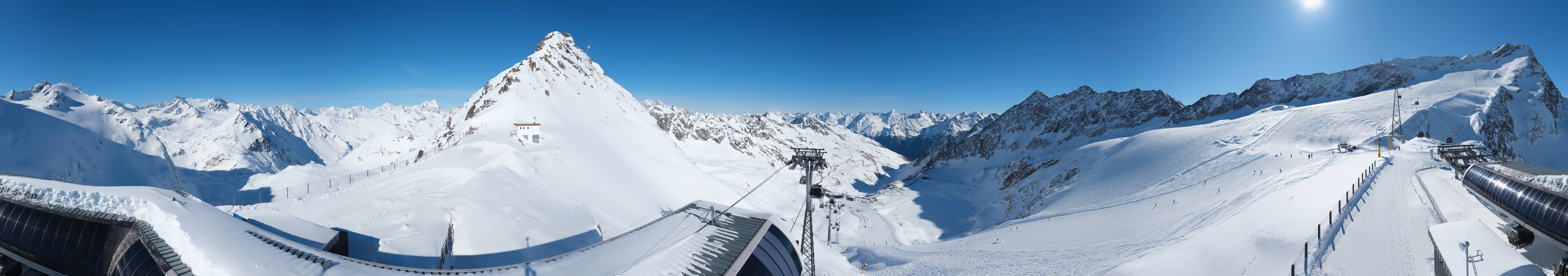 Archived image Webcam Rettenbach Glacier Sölden