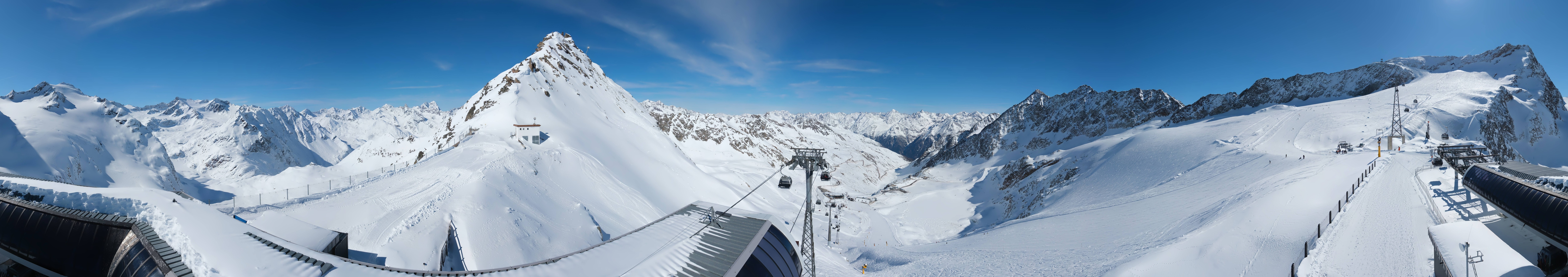 Archived image Webcam Rettenbach Glacier Sölden