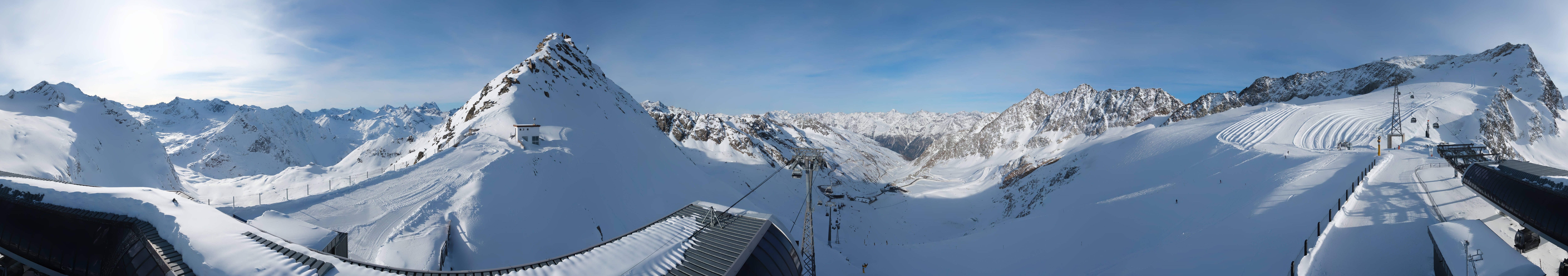 Archived image Webcam Rettenbach Glacier Sölden