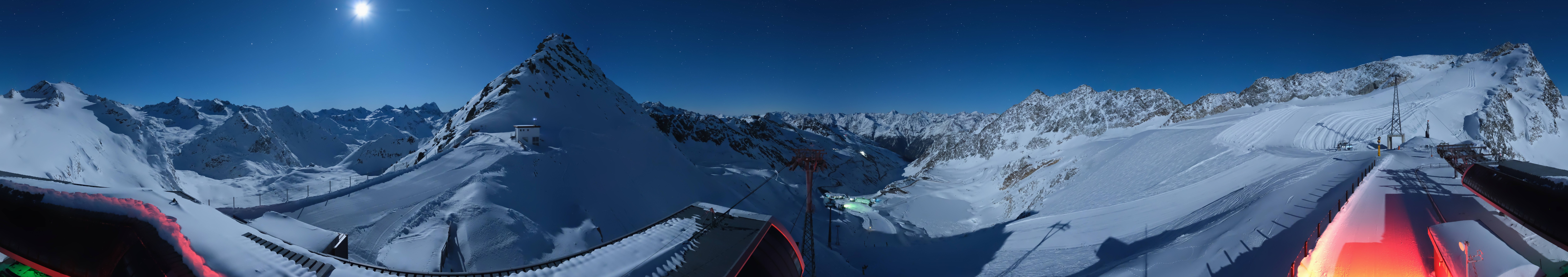 Archived image Webcam Rettenbach Glacier Sölden