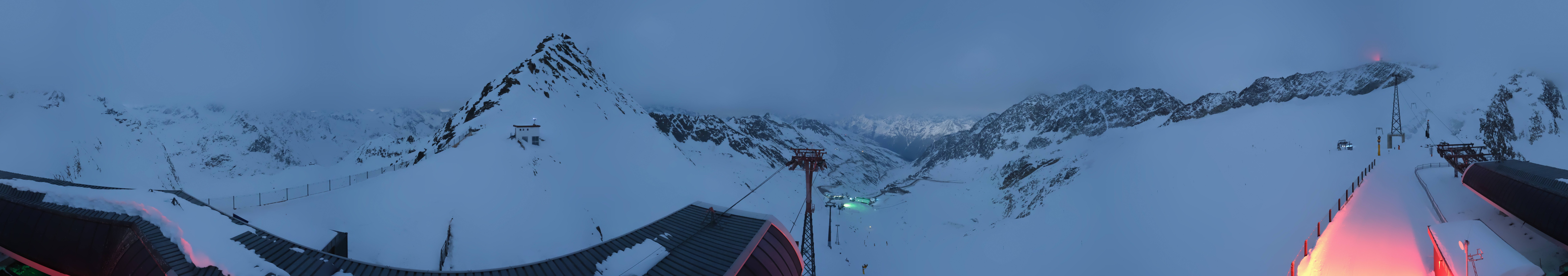 Archived image Webcam Rettenbach Glacier Sölden