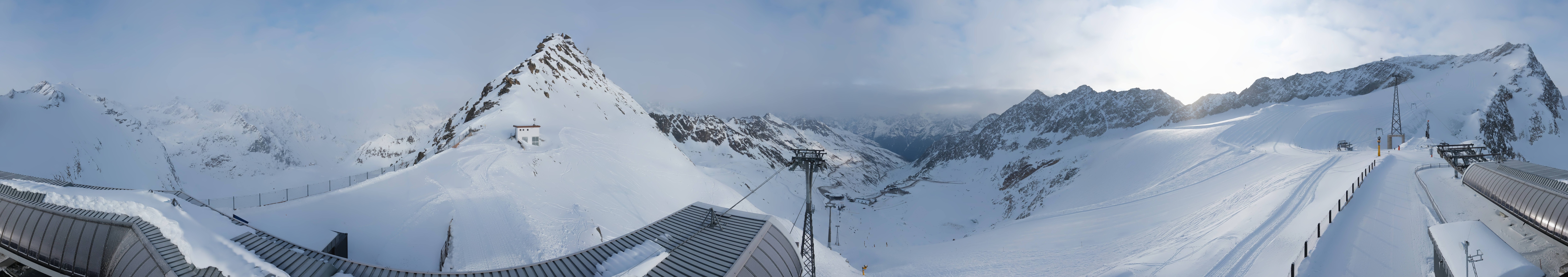 Archiv Foto Webcam Schwarze Schneid / Rettenbachgletscher