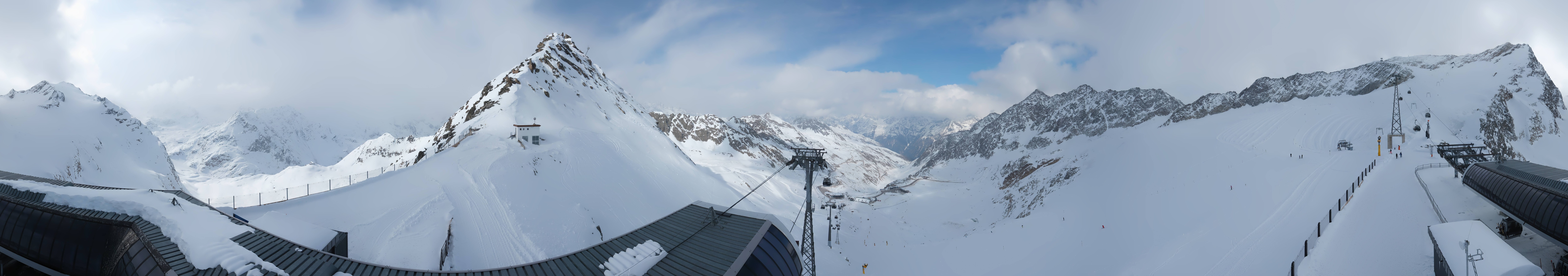 Archiv Foto Webcam Schwarze Schneid / Rettenbachgletscher