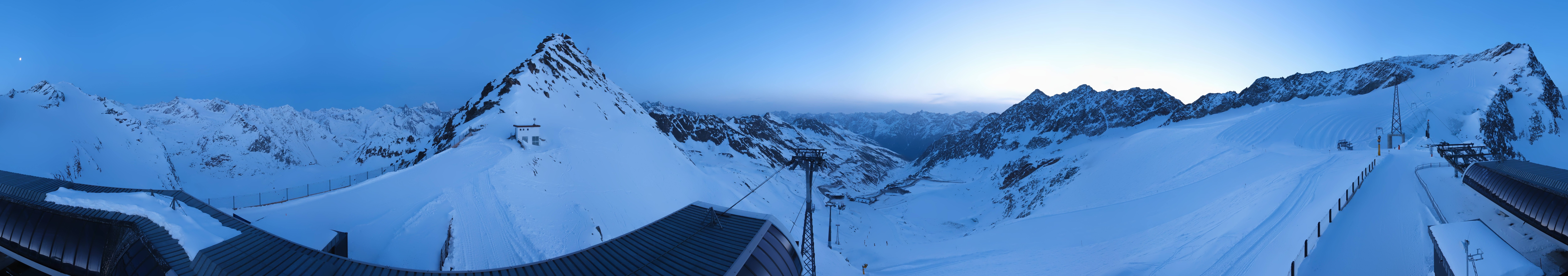 Archiv Foto Webcam Schwarze Schneid / Rettenbachgletscher