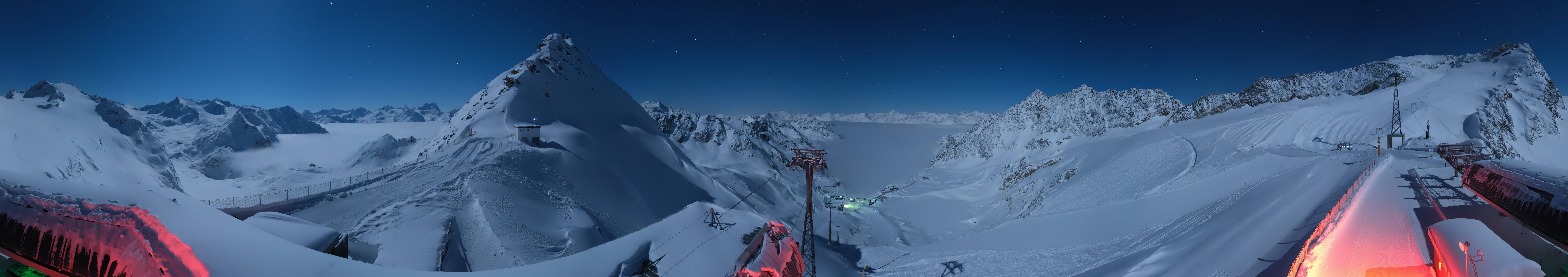 Archiv Foto Webcam Schwarze Schneid / Rettenbachgletscher