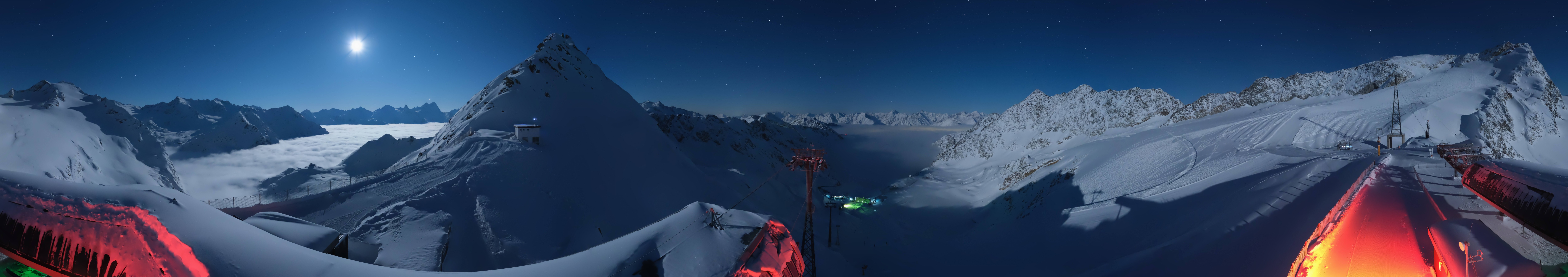 Archiv Foto Webcam Schwarze Schneid / Rettenbachgletscher