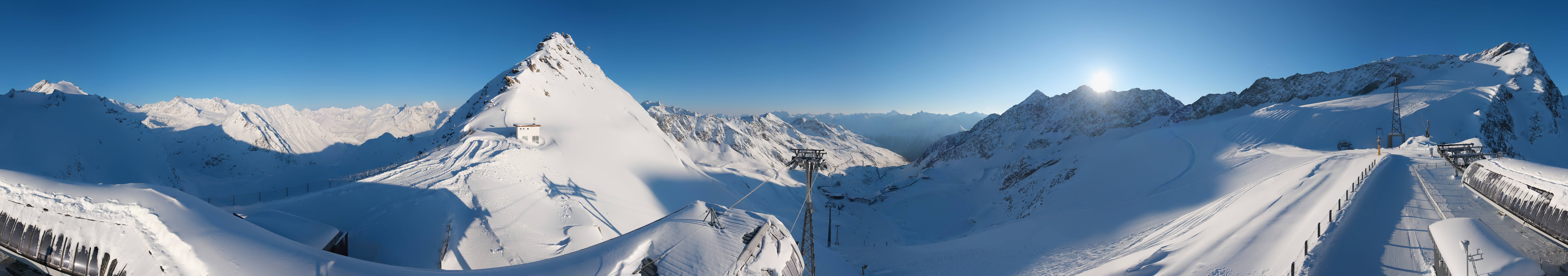 Archiv Foto Webcam Schwarze Schneid / Rettenbachgletscher