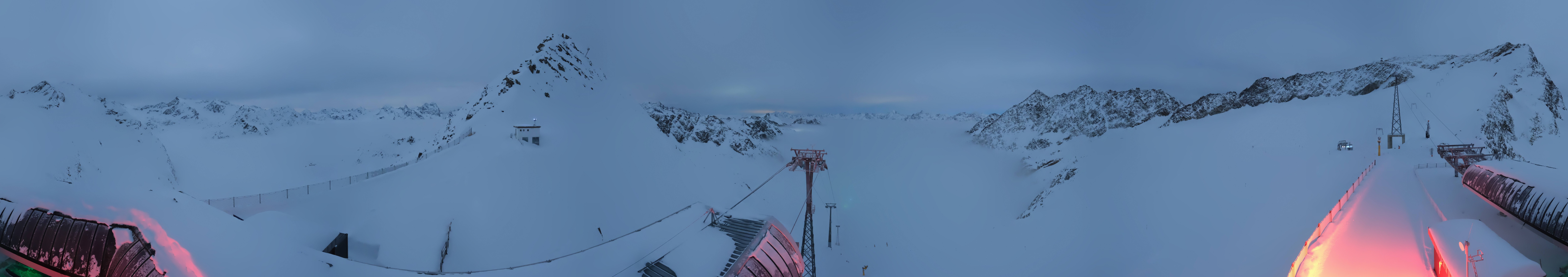 Archived image Webcam Rettenbach Glacier Sölden