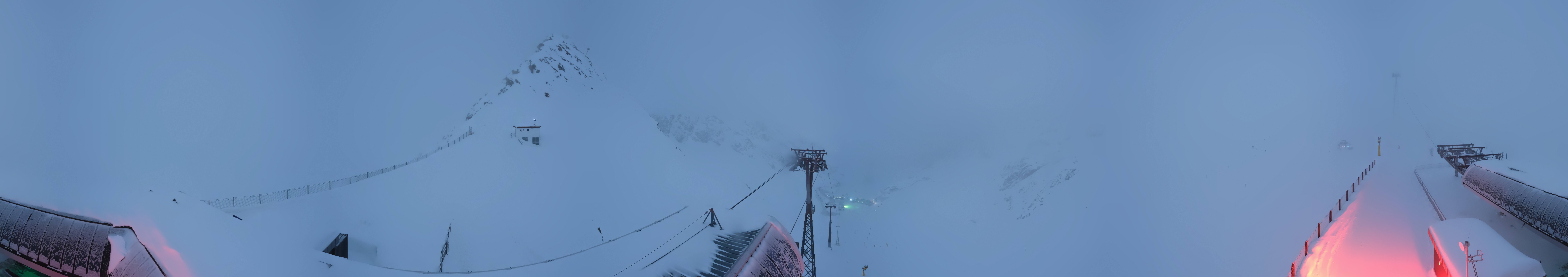 Archived image Webcam Rettenbach Glacier Sölden