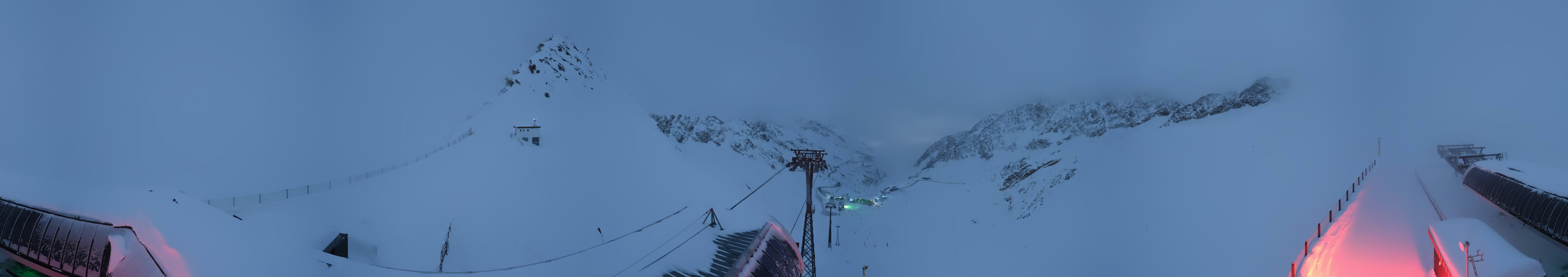 Archived image Webcam Rettenbach Glacier Sölden