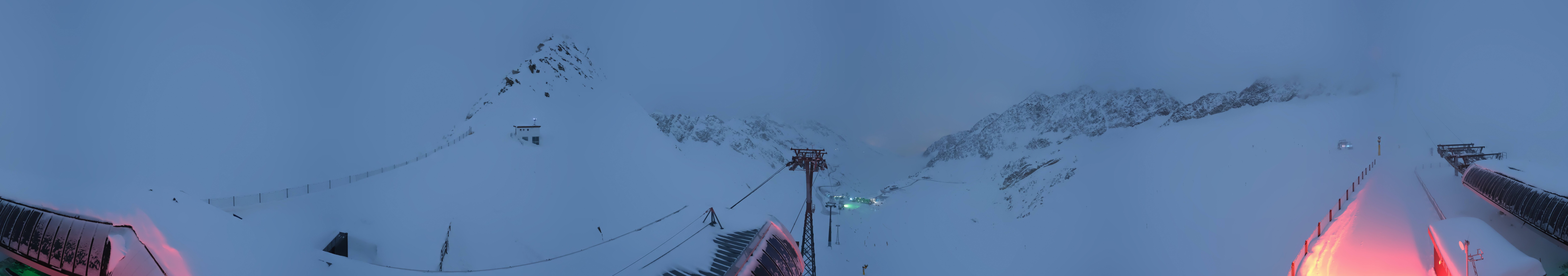 Archived image Webcam Rettenbach Glacier Sölden