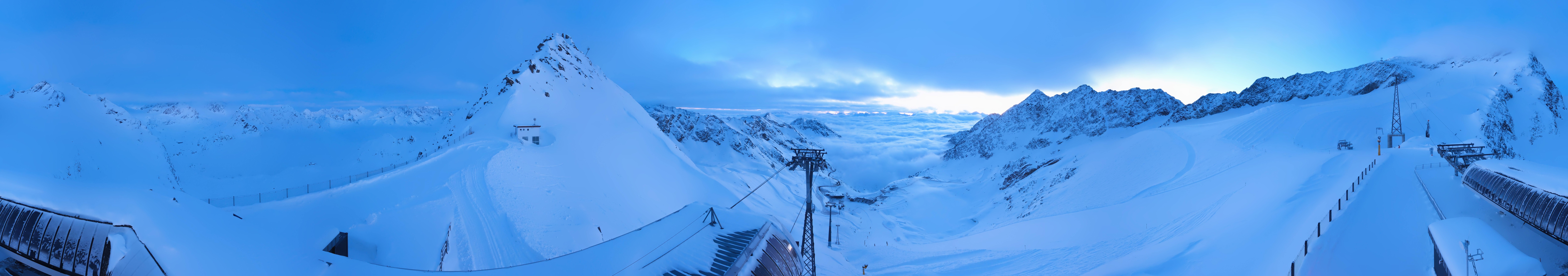 Archived image Webcam Rettenbach Glacier Sölden
