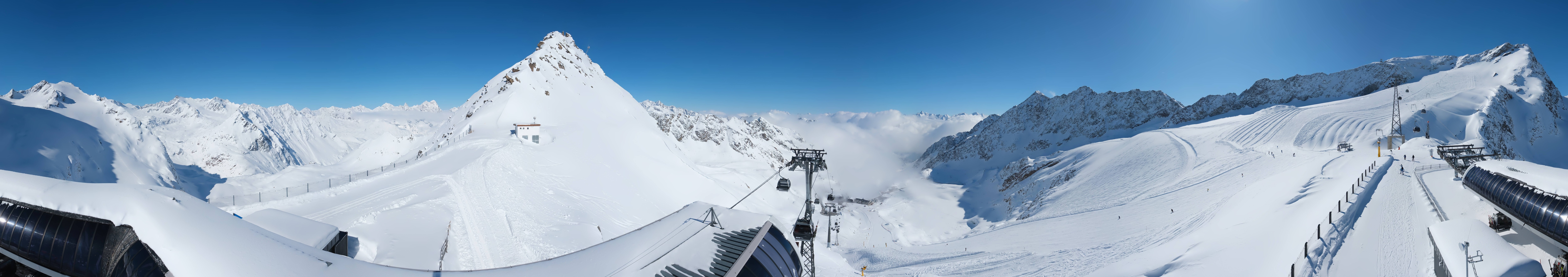 Archived image Webcam Rettenbach Glacier Sölden