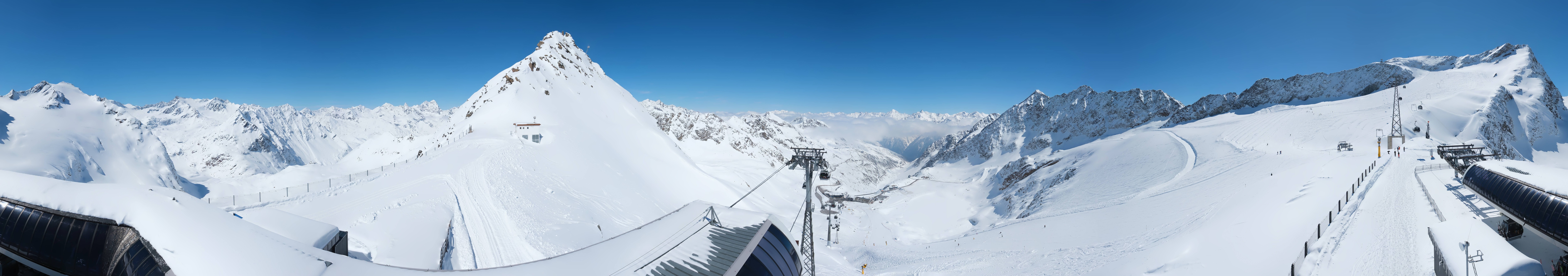 Archived image Webcam Rettenbach Glacier Sölden