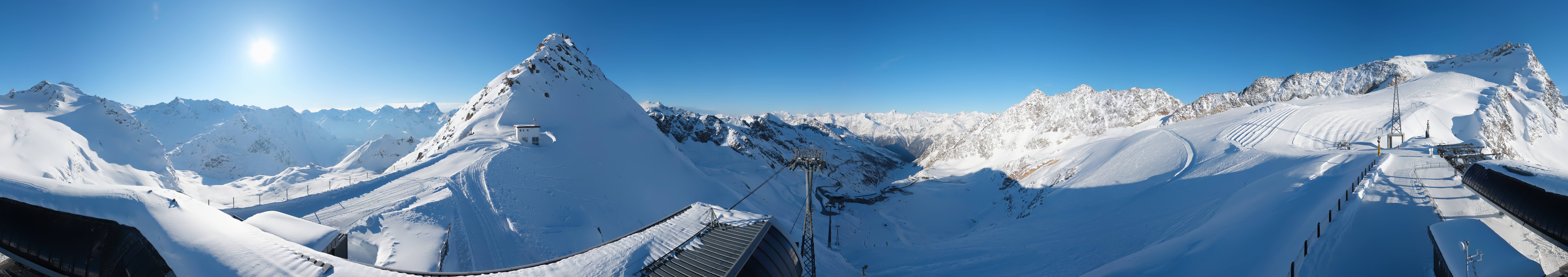 Archived image Webcam Rettenbach Glacier Sölden
