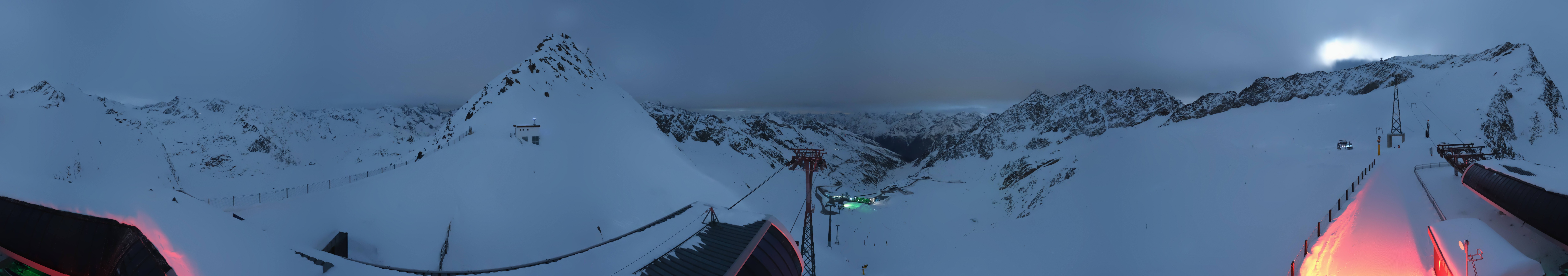 Archived image Webcam Rettenbach Glacier Sölden