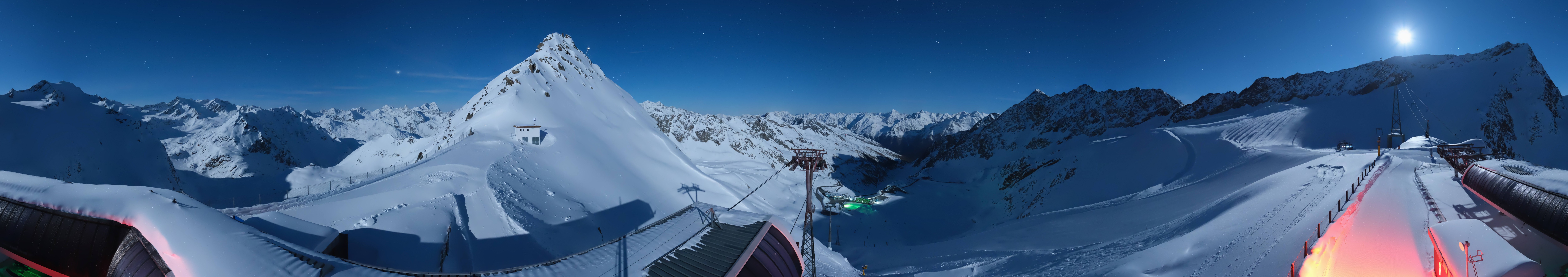 Archiv Foto Webcam Schwarze Schneid / Rettenbachgletscher