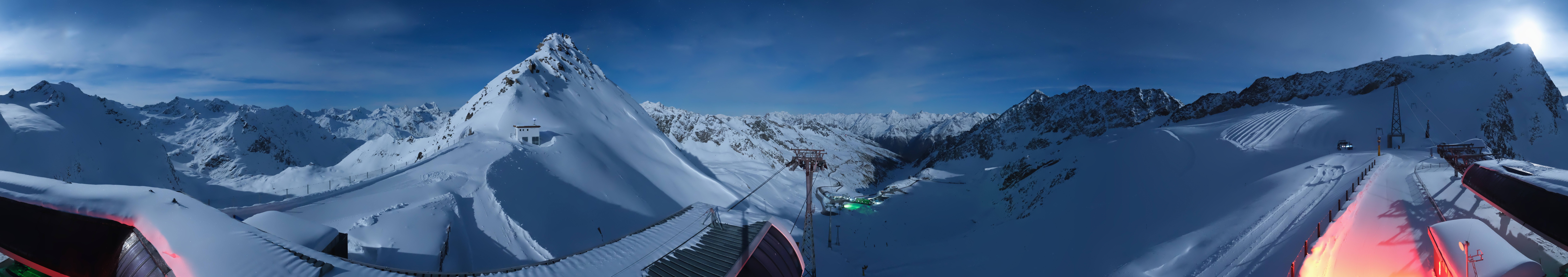 Archiv Foto Webcam Schwarze Schneid / Rettenbachgletscher