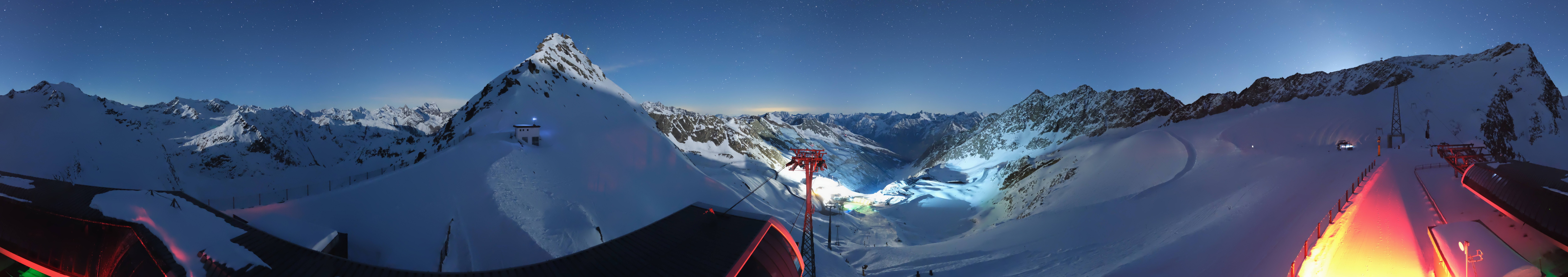 Archiv Foto Webcam Schwarze Schneid / Rettenbachgletscher