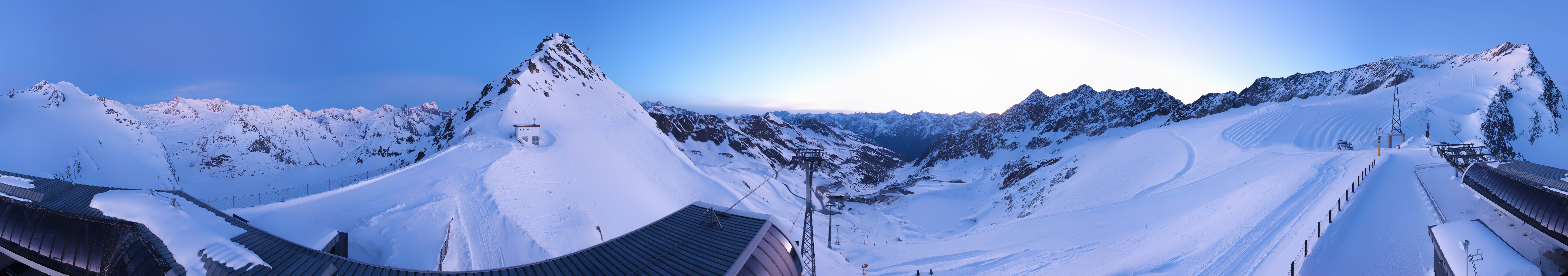 Archiv Foto Webcam Schwarze Schneid / Rettenbachgletscher