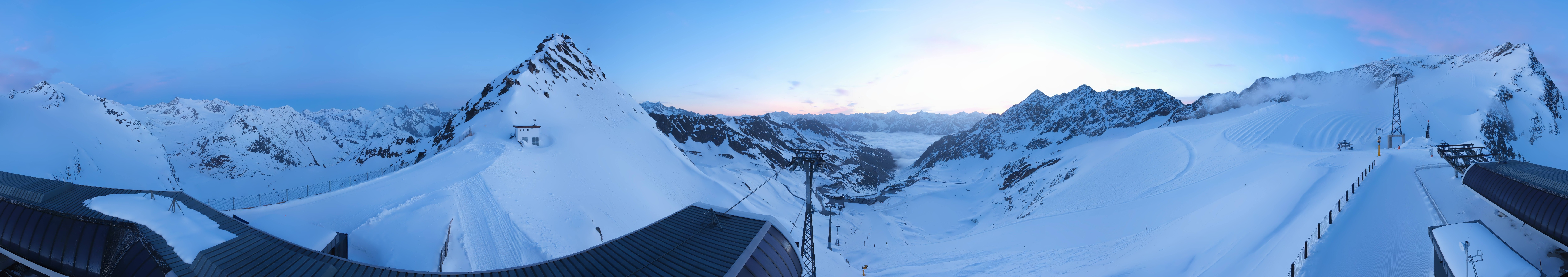 Archived image Webcam Rettenbach Glacier Sölden