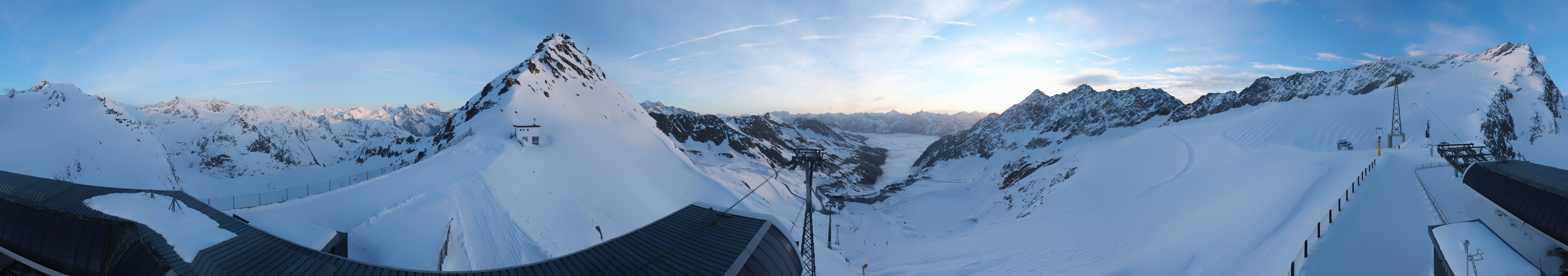 Archived image Webcam Rettenbach Glacier Sölden