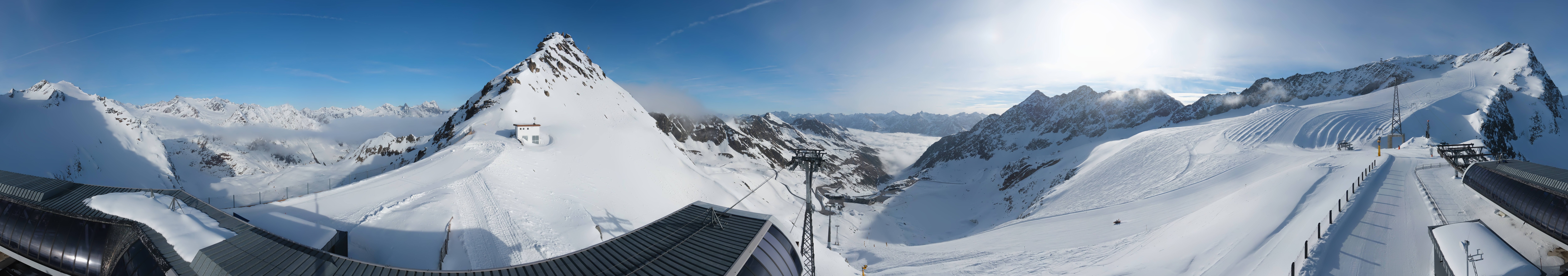 Archived image Webcam Rettenbach Glacier Sölden