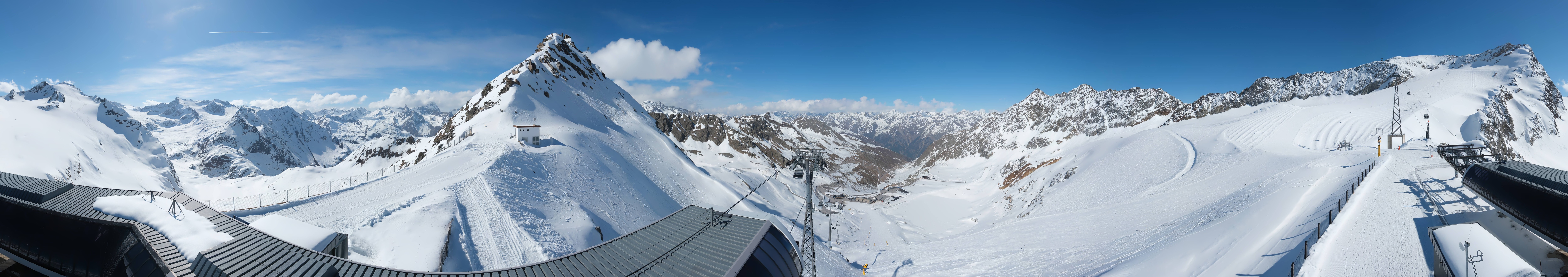 Archived image Webcam Rettenbach Glacier Sölden
