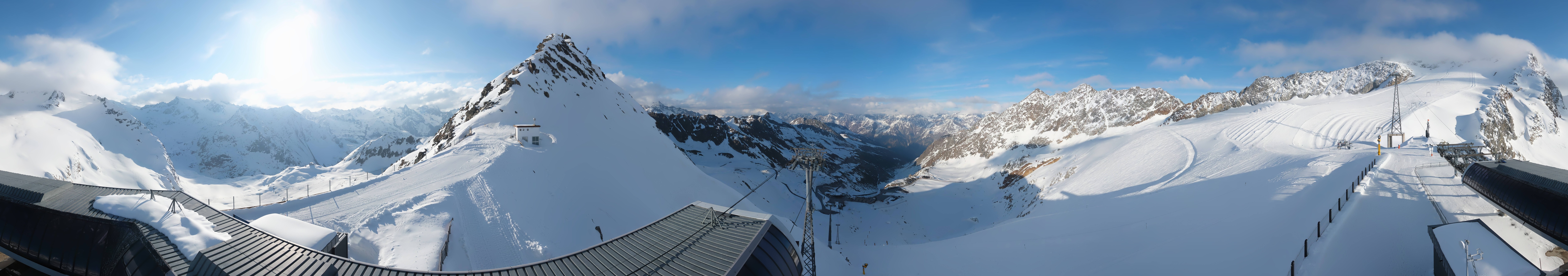 Archived image Webcam Rettenbach Glacier Sölden