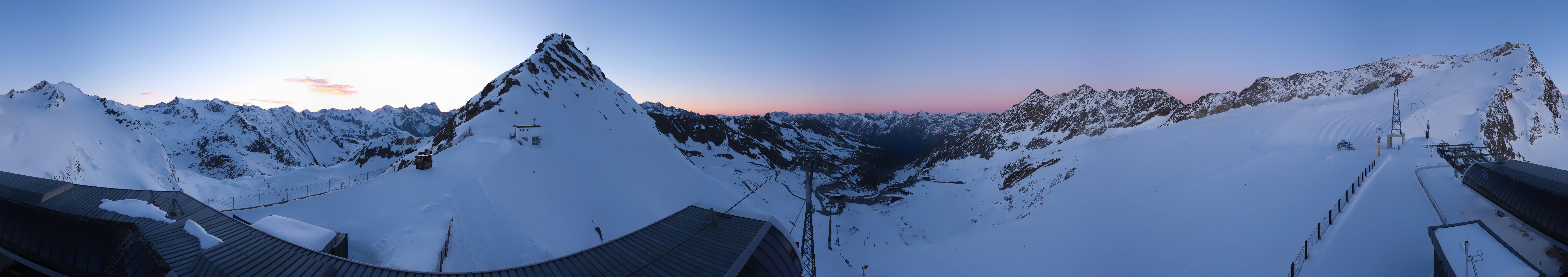 Archiv Foto Webcam Schwarze Schneid / Rettenbachgletscher