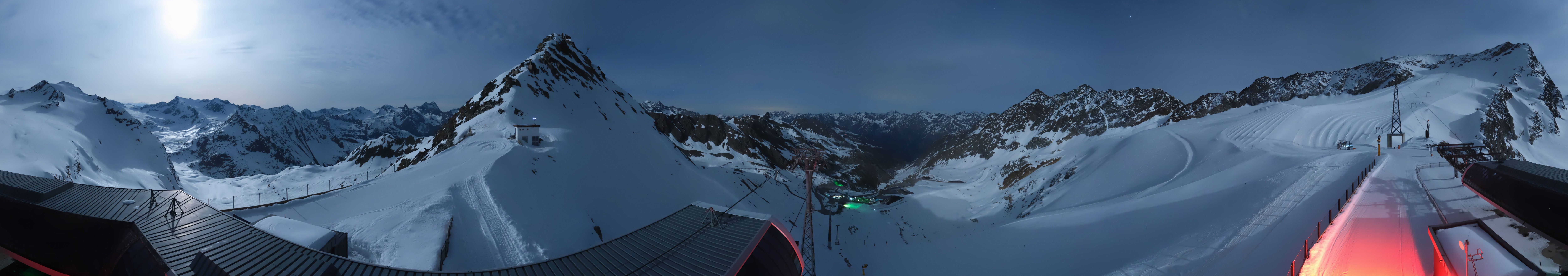 Archiv Foto Webcam Schwarze Schneid / Rettenbachgletscher