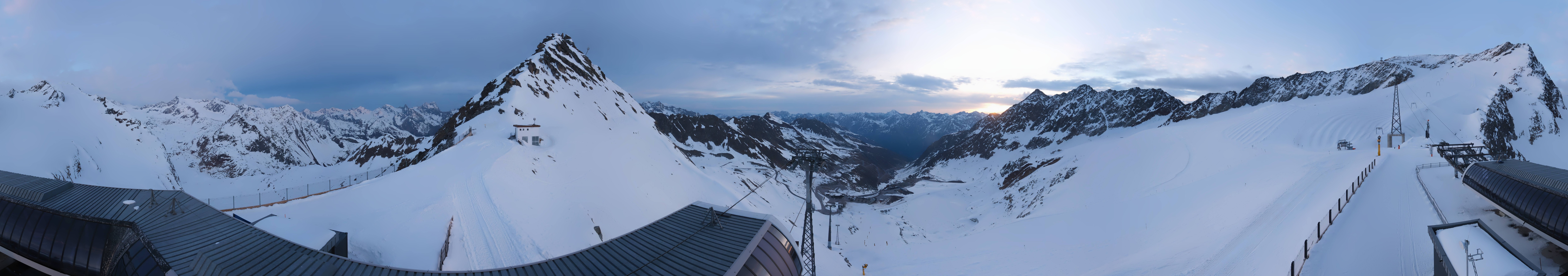 Archiv Foto Webcam Schwarze Schneid / Rettenbachgletscher