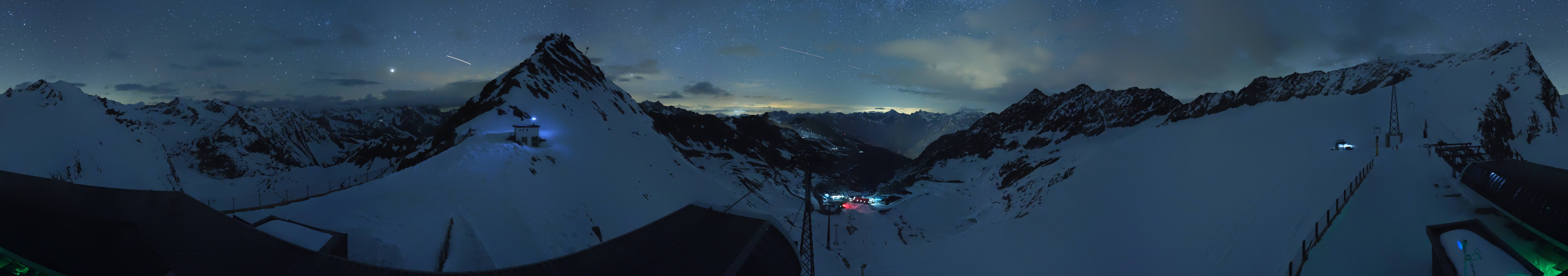 Archiv Foto Webcam Schwarze Schneid / Rettenbachgletscher
