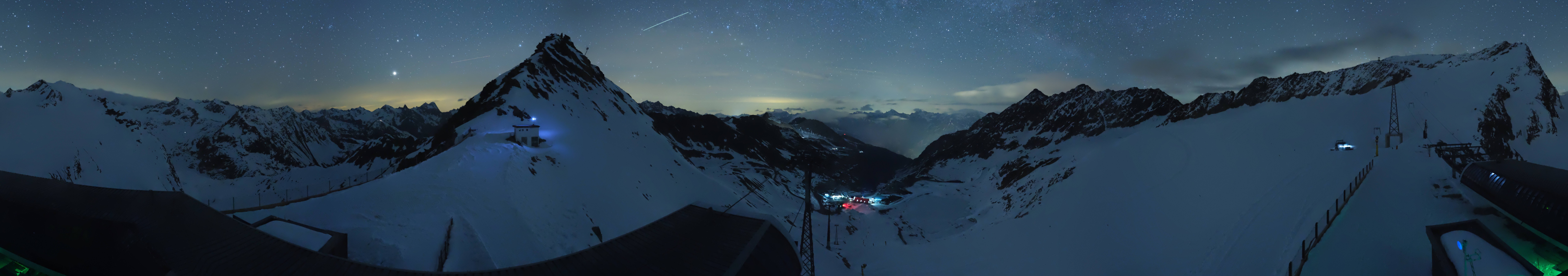 Archiv Foto Webcam Schwarze Schneid / Rettenbachgletscher