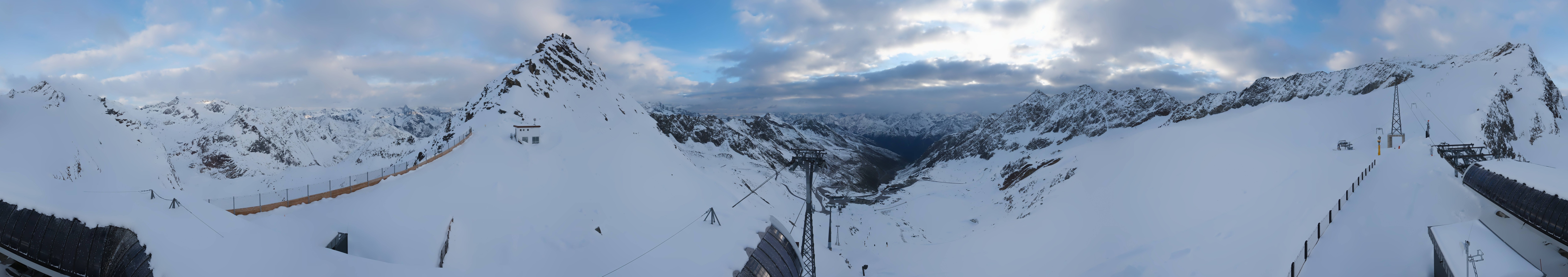 Archiv Foto Webcam Schwarze Schneid / Rettenbachgletscher